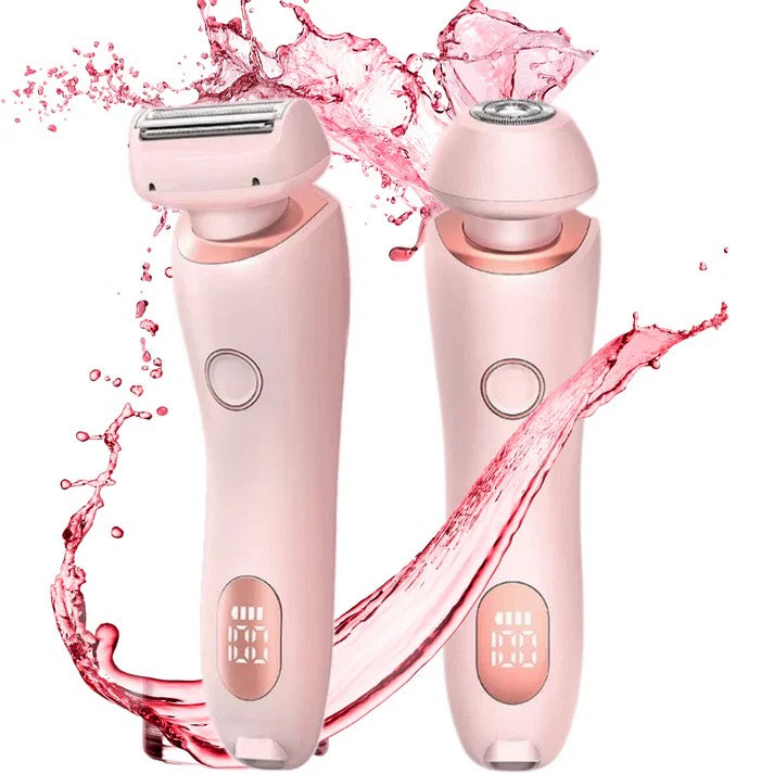 GlowTrim 2-in-1 Waterproof Electric Stripper Shaver