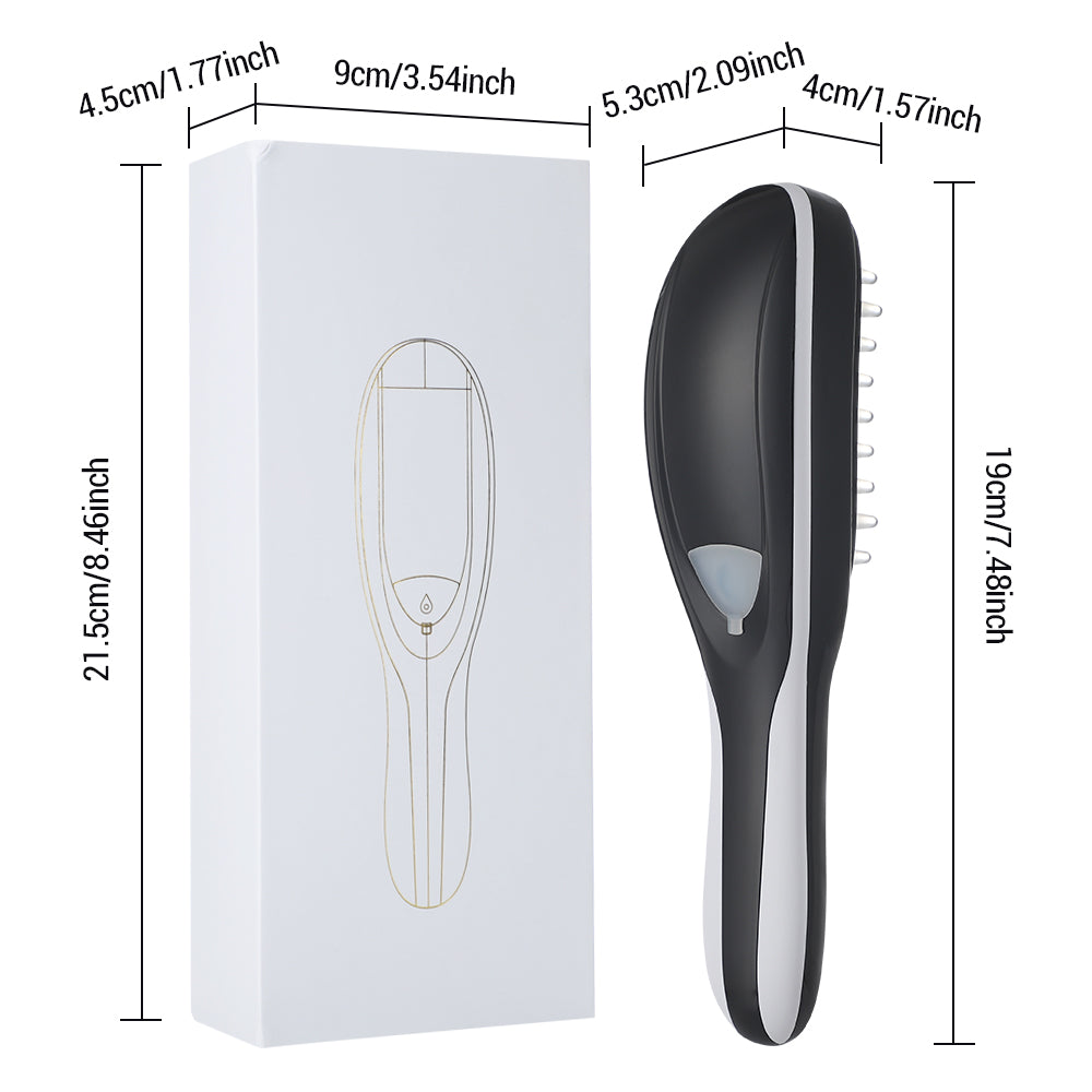 RootWave Pro – LED Hair Growth Comb with Vibration & Spray